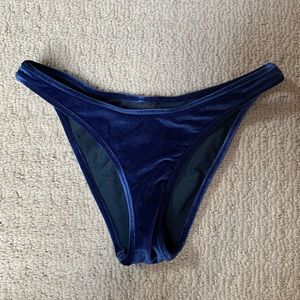 Triangl Velvet Bathing Suit Bottoms Size S